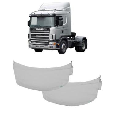 Imagem de Protetor farol caminhão sc 124 c/ dobradiça - MONTECRIST