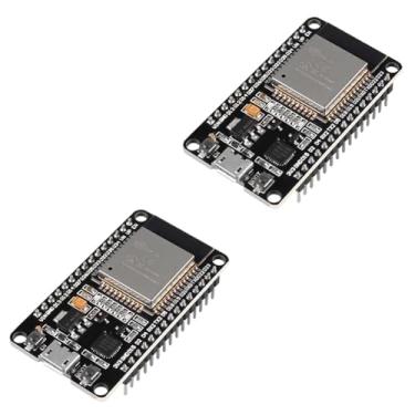 Imagem de 2 peças ESP32 placa de desenvolvimento ESP-32S WiFi ESP-WROOM-32 microcontrolador 2.4GHz dual-core WiFi Bluetooth chip integrado CP2102
