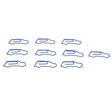 Imagem de AYNEFY Clipes de Papel para Carro, Pasta de Metal Fofa para Classificação de Documentos, Clipes Leves para Uso Em Escritório e Escola