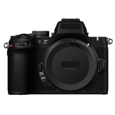 Imagem de Z 50II Anti-riscos Capa de câmera adesivo para Nikon Z50 Mark II protetor de vinil película protetora de pele decoração Z50 II (fibra de armadura preta)