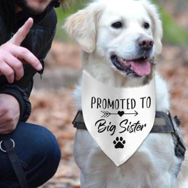 Imagem de 1 unidade de bandagens para cães, lenços pequenos e médios grandes, lenços específicos para filhotes são a escolha perfeita para dar a amigos e familiares, donos de cães