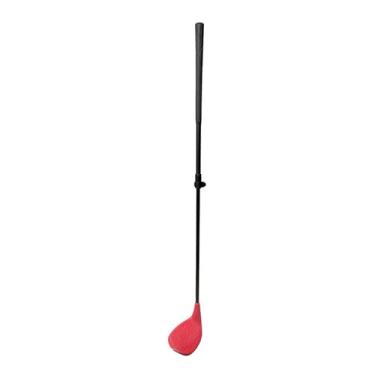 Imagem de menolana Crianças taco de golfe, taco de golfe chipper equipamento esportivo brinquedo portátil ajustável ergonômico punho para grama iniciantes parques de, Vermelho