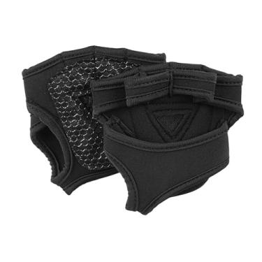 Imagem de Dynwave 2 peças de luvas de treino para levantamento de peso, proteção para as mãos respirável e confortável para homens e mulheres, apoio para as, Preto, M