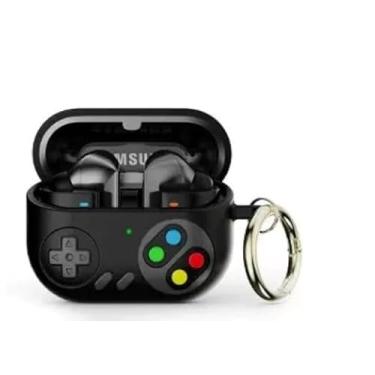 Imagem de Capa Case Para Fone Samsung Galaxy Buds 3 E 3 Pro 2024 Mini Game (Preto)