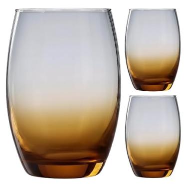 Imagem de Jogo 3 Copos de Vidro 475ml Redondo Água e Suco Cor: Degradê