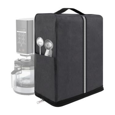 Imagem de Kingshion Bolsa De Armazenamento Para Máquina Sorvete Compatível Com Ninja Creami Breeze Nc201, Nc299Amz, Nc301, Piquenique Em Família, Churrasco Ao Ar Livre, Cozinha Caseira (Cinza Escuro)