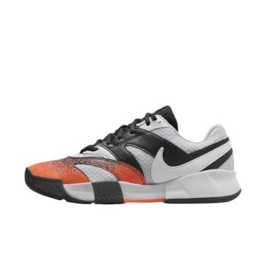 Imagem de Nike Court Lite 4 Premium Tênis masculino para quadra de argila (FQ8718-002, platina pura/preto/hipercarmesim/branco), Platina pura/preto/púrpura / branco, 40