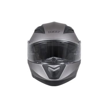Imagem de Kit Capacete Texx Gladiator V3 Chumbo Fosco Com Luva Nomade Xxxxxl Motorcycle Safety Gear