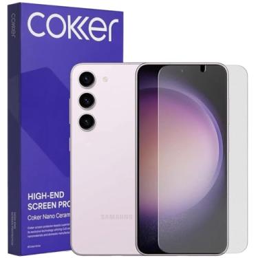 Imagem de COKER [Pacote com 2 películas protetoras de tela fosca de precisão coreana para Galaxy S22/S23 Plus, película fosca 9H à prova de estilhaçamento [antirreflexo e anti-arranhões] [antiimpressões
