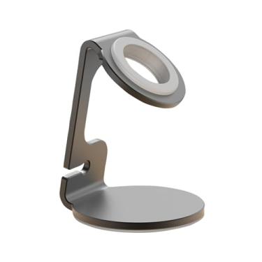 Imagem de Suporte de carregador de relógio para Apple Watch, suporte magnético de liga de alumínio durável compatível com Apple Watch séries 10/9/8/7/6/5/4/3/2/1, Series SE, Series Ultra