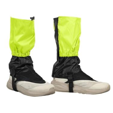 Imagem de YELARXI Polainas de perna, polainas de neve para caminhadas à prova d'água ajustáveis e leves para botas de neve com alça para os pés - Adequado para (sapatos de neve/caminhada/caça/escalada), 30,5 cm