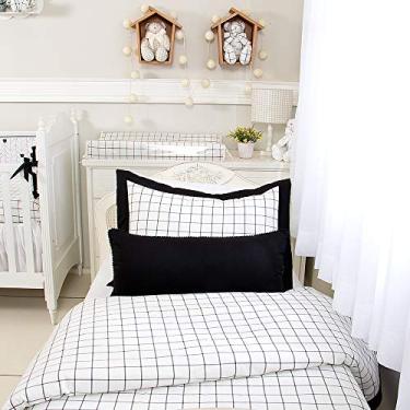 Imagem de Edredom Solteiro/Kids Dupla Face e Duvet Boston Preto, Biramar Baby, Preto