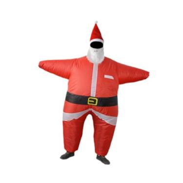 Imagem de IEUDNS Fantasia de Papai Noel Inflável, Adereços de Cosplay, Roupas Fofas de Dramatização para Se Vestir, Papai Noel Adulto