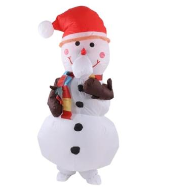 Imagem de RiToEasysports Fantasia de Natal, Traje Inflável de Poliéster 190T para Adultos de 150 a 190 Cm Com Bateria, Festa Festiva, Carnaval, Roupa de Cosplay para Feriados, Eventos Corporativos (#1)