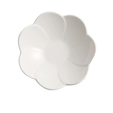 Imagem de prato de lanche Saladeiras de cerâmica são adequadas para servir bolos, pudins, sorvetes, molhos e outros produtos confeitaria tigela de sopa