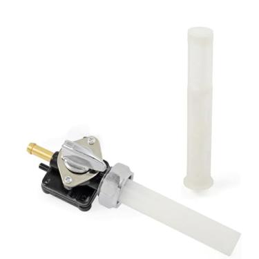 Imagem de 62169-95B, 62169-95 Válvula de combustível Petcock 22 mm saída reta para Harley Davidson Sportster 883 XL883 XLH883 Sportster 1200 XL1200 XLH1200 1995-2006 Sistema de vácuo Petcock 62169-95