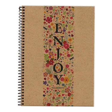 Imagem de Caderno Pauta Funcional Kraft Art Enjoy 1 Matéria - Foroni