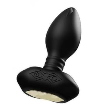 Imagem de Plug Anal 9 Vibrações E 6 Modos De Rotação App Control Silencioso Potente Recarregável 8497 (PRETO)