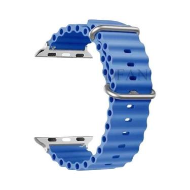 Imagem de Pulseiras Ocean Para Apple Watch Series 7 6 5 4 3 SE 8 Ultra Compatíve