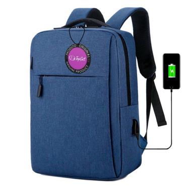 Imagem de Mochila Impermeável para Notebook com USB TechBlend TopGet-Unissex
