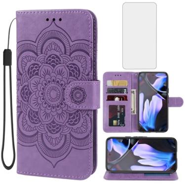 Imagem de Bohefo Capa para Pixel 10 Pro XL, capa carteira para Google 10ProXL com protetor de tela de vidro temperado, capa de celular flip de couro com suporte para cartão de crédito para Google Pixel 10 Pro