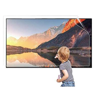 Imagem de uhyOHF Película protetora de tela de TV antirreflexo de 50-60 polegadas, antiluz azul, proteção contra luz solar, protege seus olhos 52 pol. 1161 x 661 mm (50 pol. 1095 x 616 mm