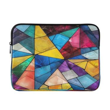 Imagem de Kigai Bolsa para laptop, colorido mundo macio e resistente a impactos, bolsa para laptop, bolsa protetora para notebook de 13 a 14 polegadas