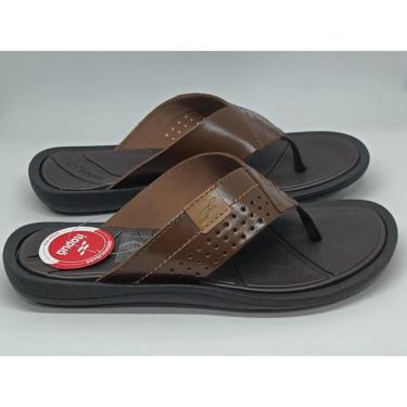 Imagem de Chinelo de Couro Itapuã Tabaco/Café-Masculino
