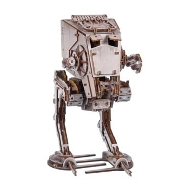 Imagem de UGEARS Star Wars at-ST Walker 3D Puzzle Madeira - Quebra-cabeça de Madeira 3D Adulto Kit de Modelo de Corrida Mecânica Adulto Modelos de Madeira Kits de Construção, Artesanato Star Wars Presente