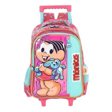 Imagem de Mochila Escolar Com Rodas Infantil Turma da Monica Magali - - LUXCEL, 