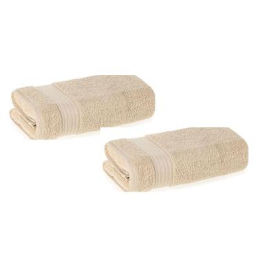 Imagem de Kit 2 Toalhas de Visita Magna 600g/m Karsten, Bege