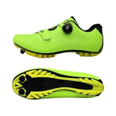 Imagem de Tênis De Ciclismo Unissex SPD Para Montanha E Estrada, Sneakers Planos