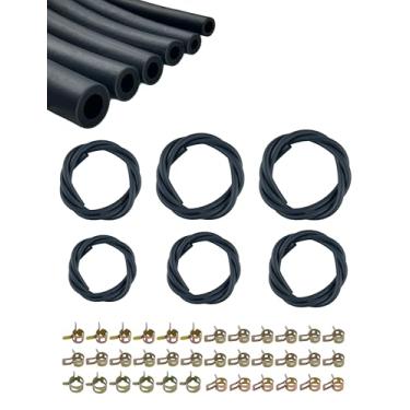 Imagem de YAMAKATO 3,3 pés 1/20.3 cm 5/81.3 cm 1/10.2 cm 1/12.7 cm 3/40.6 cm 5/40.6 cm ID mangueira de tubo de combustível para Briggs & Stratton Kawasaki EZGO Snowmobile cortador de grama tratores bicicleta