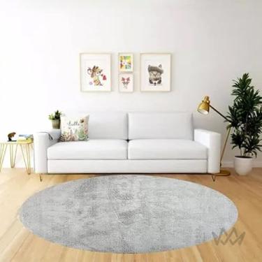 Imagem de Tapete Apolo Redondo Pelo Baixo 1,5m - Prata