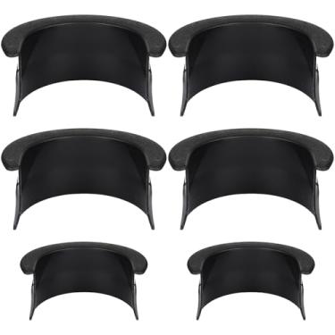 Imagem de SEWACC 6 bolsos para mesa de bilhar, forro de plástico para mesa de bilhar para uso em bar doméstico, acessórios de bilhar