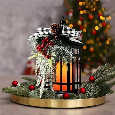 Imagem de Lanternas de vela de decoração de Natal (Lanterna de Natal-2)