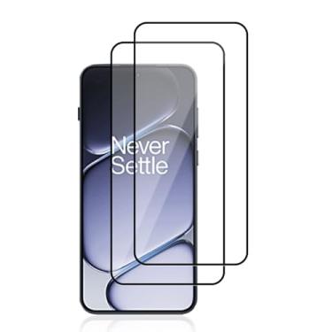 Imagem de YAJOJO Pacote com 2 protetores de tela para Oneplus 15R/Oneplus Ace 6, vidro temperado de dureza 9H, compatível com capas, antiarranhões, sem bolhas, clareza HD