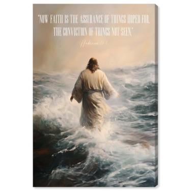 Imagem de Faith is Assurance Impressão em tela Jesus Wall Art por Art Remedy, Gallery Wrapped, 10 x 15