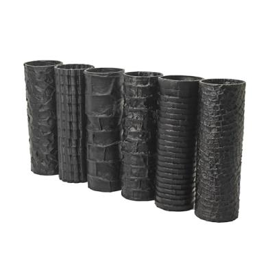 Imagem de LuckyVin Rolo de textura de terreno para D&D, jogos de guerra, tapete de batalha, mesa, masmorras e dragões, preto (6 estilos)