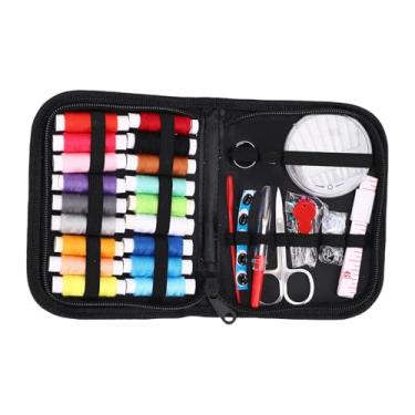 Imagem de Yinhing Livro de Pontos Portátil Livro de Tecido de Linho de 5 Páginas Com Conjunto de Linhas de 18 Cores Vibrantes e Kit de Agulhas para Bordados Iniciantes e Prática de Costura Ideal para Projetos de Artesanato e DIY para