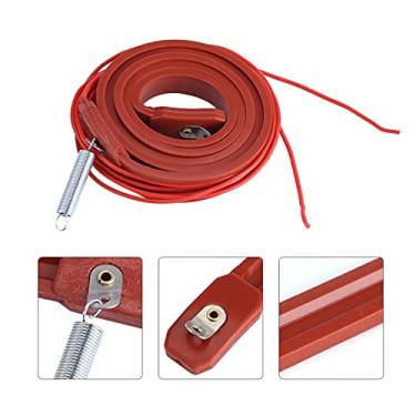Imagem de GLOGLOW Aquecedor Elétrico Cinto de Aquecimento para Compressores de Ar Condicionado, 220V, Vermelho, 100x1,5cm, Faixa Impermeável para Uso Industrial 75W Borracha de Silicone Nan