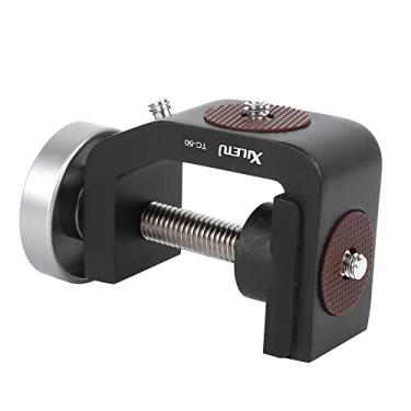 Imagem de GLOGLOW Outros Acessórios de Equipamentos Braçadeira C, Liga de Alumínio Preta, Parafuso de 1/4 de Polegada, 162g, para Câmera e Celular TC-50 Fotografia Nan