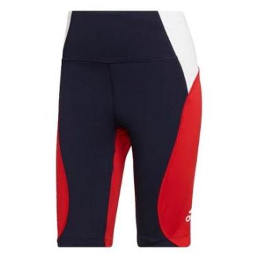 Imagem de Shorts Legging Esportivo Designed to Move Colorblock Adidas-Feminino