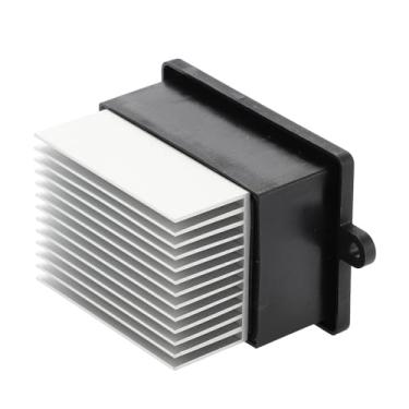Imagem de Partuto Resistor de motor de soprador HVAC Nº 68101157AA Resistor de soprador de aquecedor para Fiat 500 2012-2019 com filtro de ar automático metal ABS preto