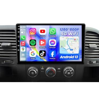 Imagem de Rádio estéreo 8Core Android 13 para Chevy Silverado 1500 2007-2013: GMC Sierra 10 polegadas 1280 * 800P IPS tela sensível ao toque sem fio Carplay Android Auto 5G WiFi Bluetooth GPS FM AM SWC