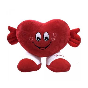 Imagem de Coração Pelúcia Te Amo - 32Cm - Fofy, Vermelho