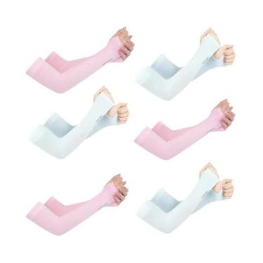 Imagem de Mangas Protetoras UV Para Homens E Mulheres, 6 Pares, Mangas Esportiva
