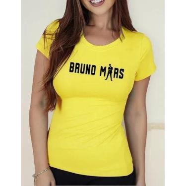 Imagem de Camisa Camiseta Adulto Masculina Feminina Algodão Bruno Mar s Música P