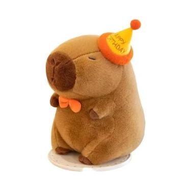 Imagem de Brinquedo De Pelúcia Capivara De 21cm, Boneco De Simulação Fofo Estilo