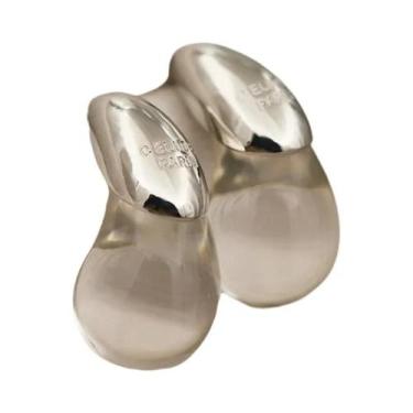 Imagem de Moda marca jóias contas de metal brincos de luxo clássico carta brinco